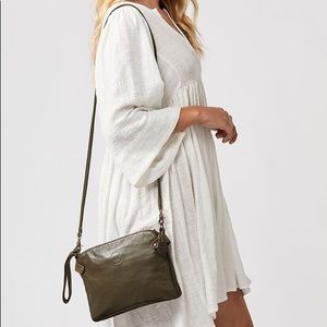 Wanderers Travel Co “THE VENETIAN PASSPORT” in 
OLIVE retails for USD $129.00